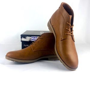 Nautica Mens Largo Chukka Boots-Tan